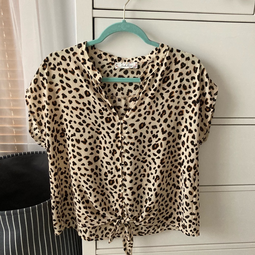Cheetah print top
